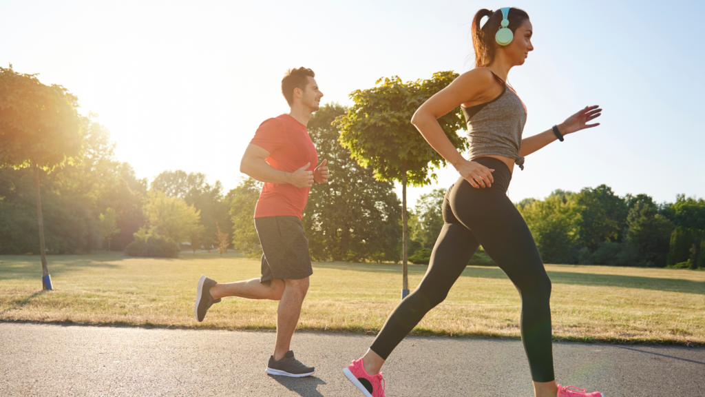 Rybelsus for weight loss: couple jogging in the morning